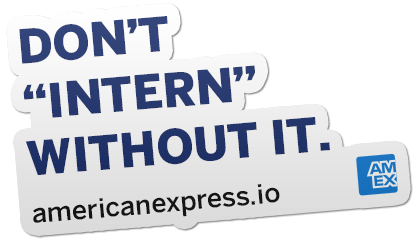 Don't intern without it sticker